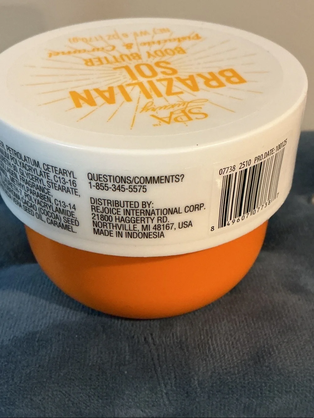 Brazilian Sol Pistachio & Caramel Body Butter 6 oz NEW Spa Luxury